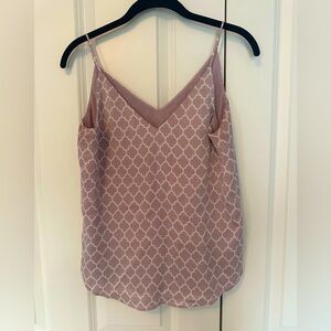 Express Satin Pink Mauve Satin Cami - XS